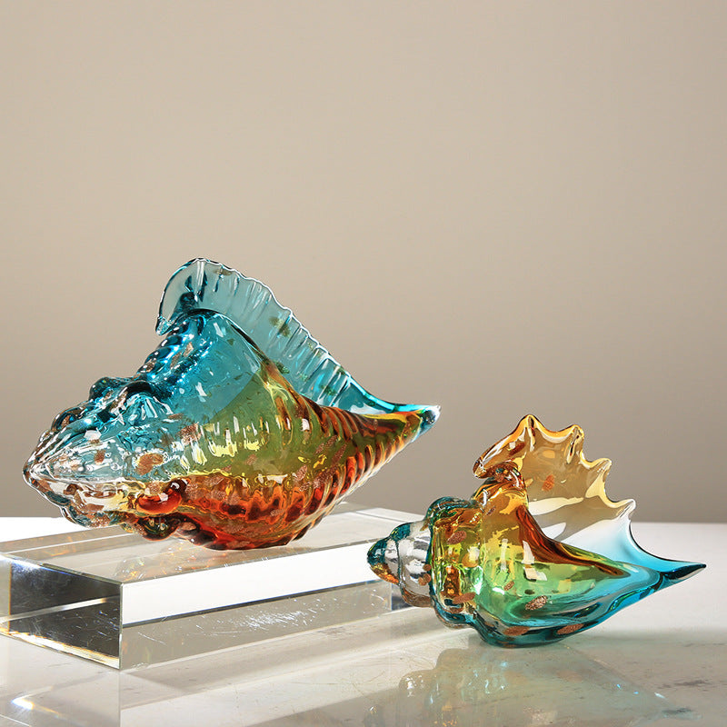 Glasiertes Muschelornament