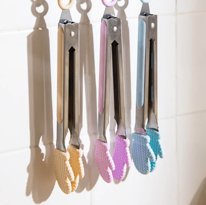 Glove Shaped Silicone Baking Tongs