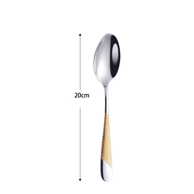 Light Luxury Gold Tableware 4pcs Set