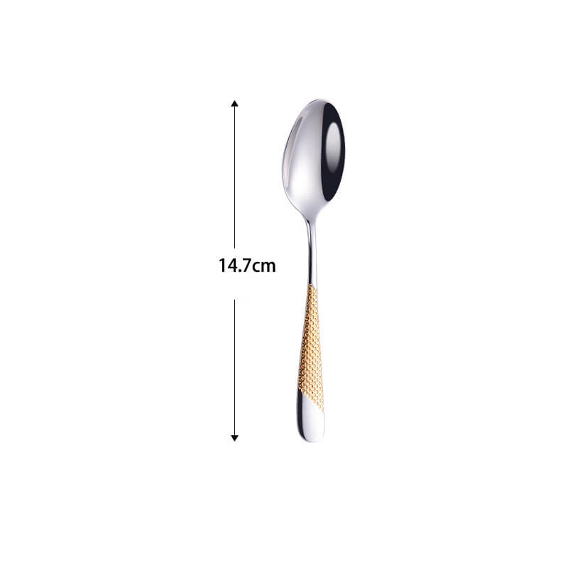 Light Luxury Gold Tableware 4pcs Set