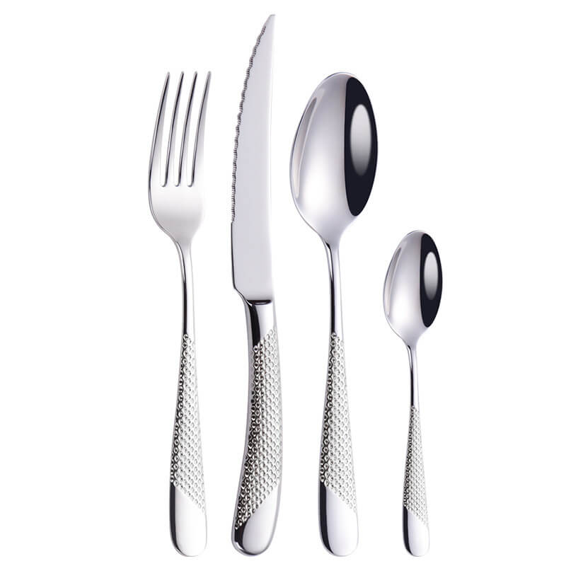 Light Luxury Gold Tableware 4pcs Set