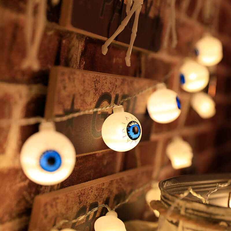 Bunte Halloween-Lichterketten