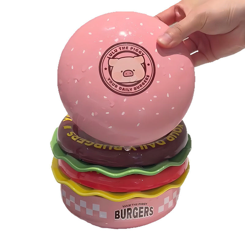 Hamburger Ceramic Dinner Plate Set