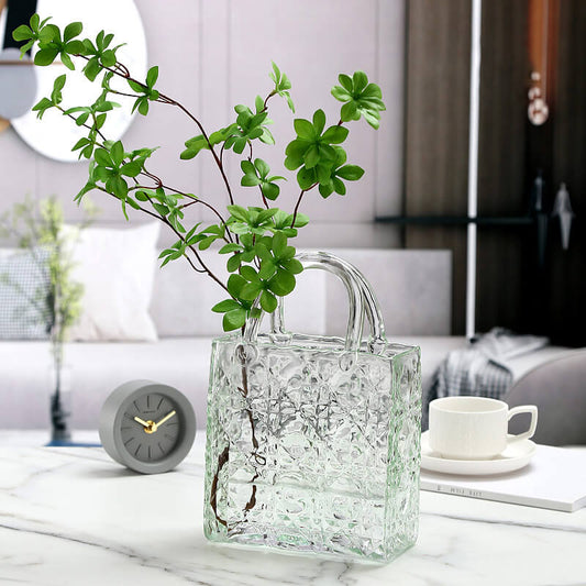 Vase en verre pour sac à main
