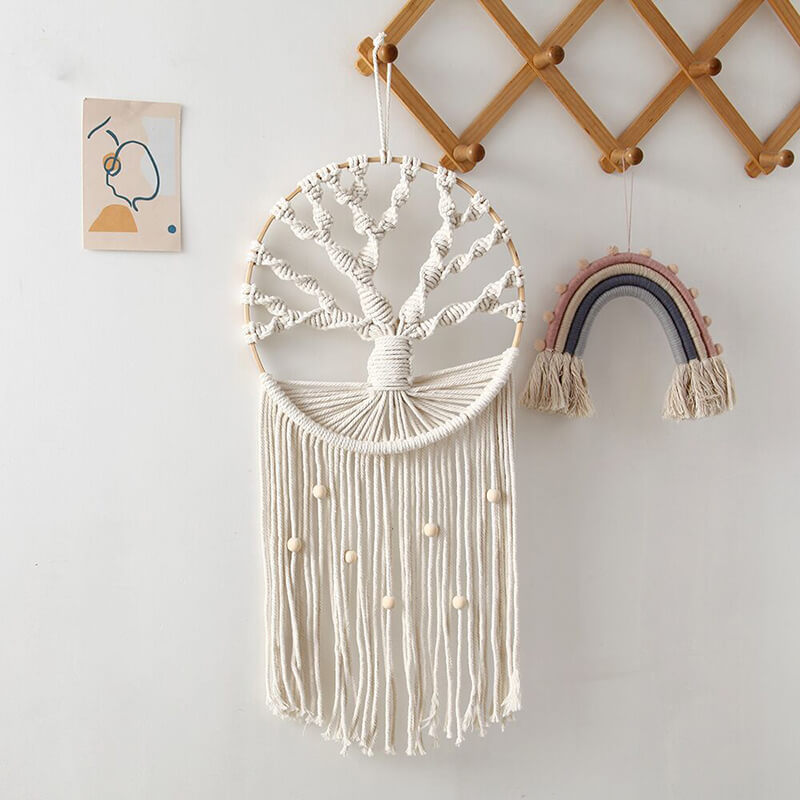 Handwoven Life Tree Wall Hanging