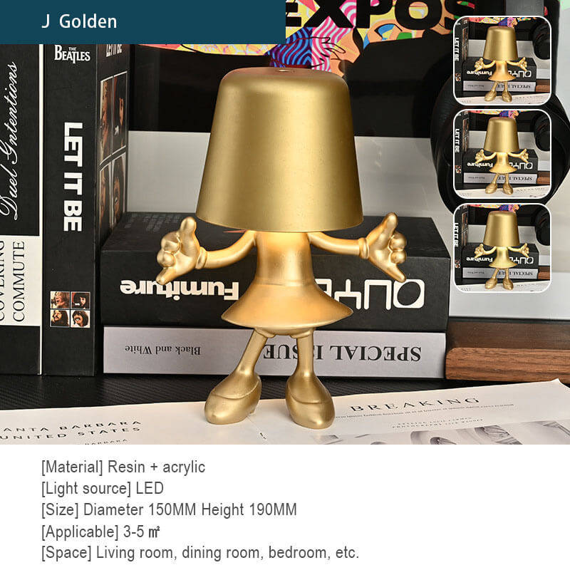 Lampe de bureau à chargement tactile Little Golden Man