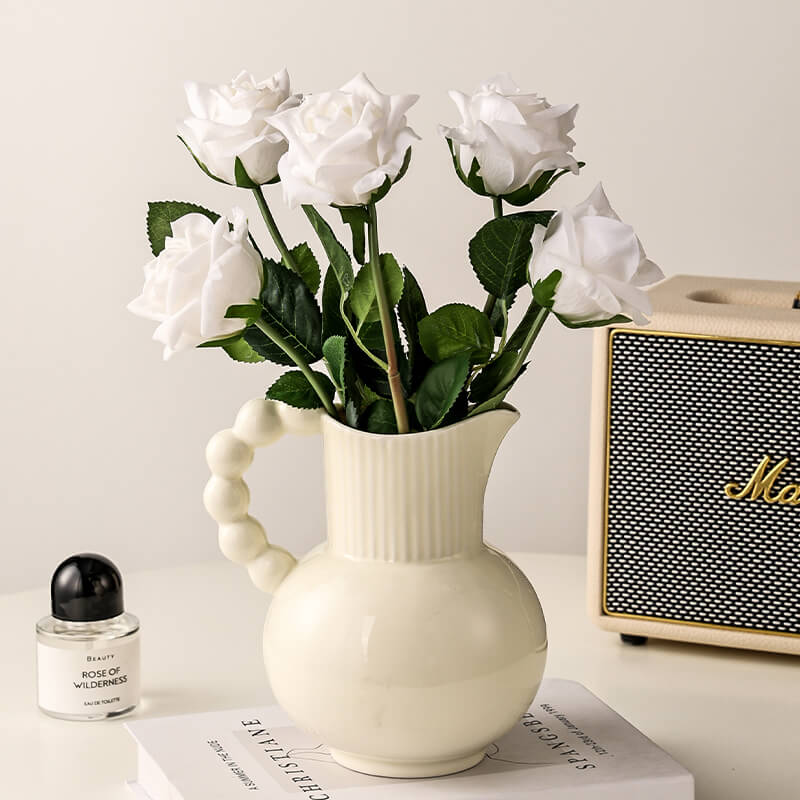 Kettle Shaped Ceramic Vase