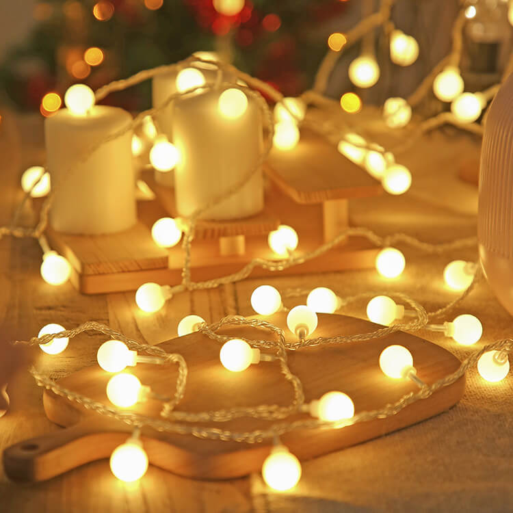 LED Ball String Lights