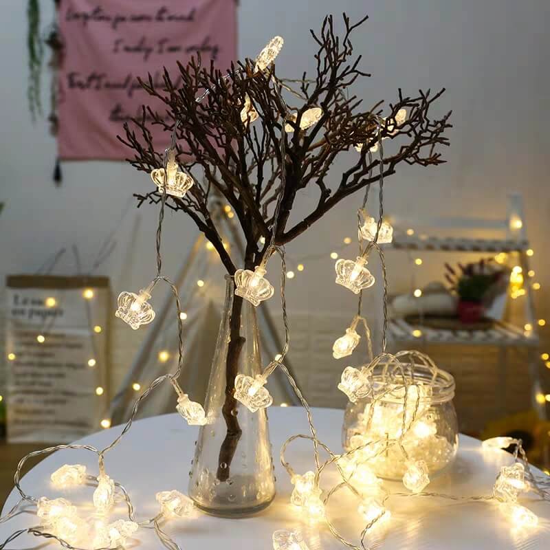 LED Crown String Lights