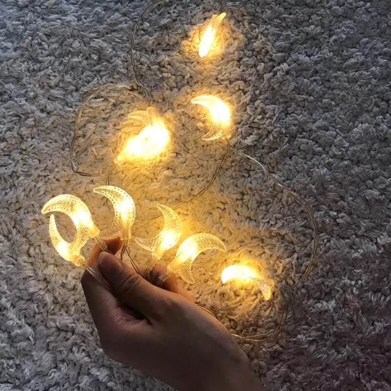 LED Moon String Lights