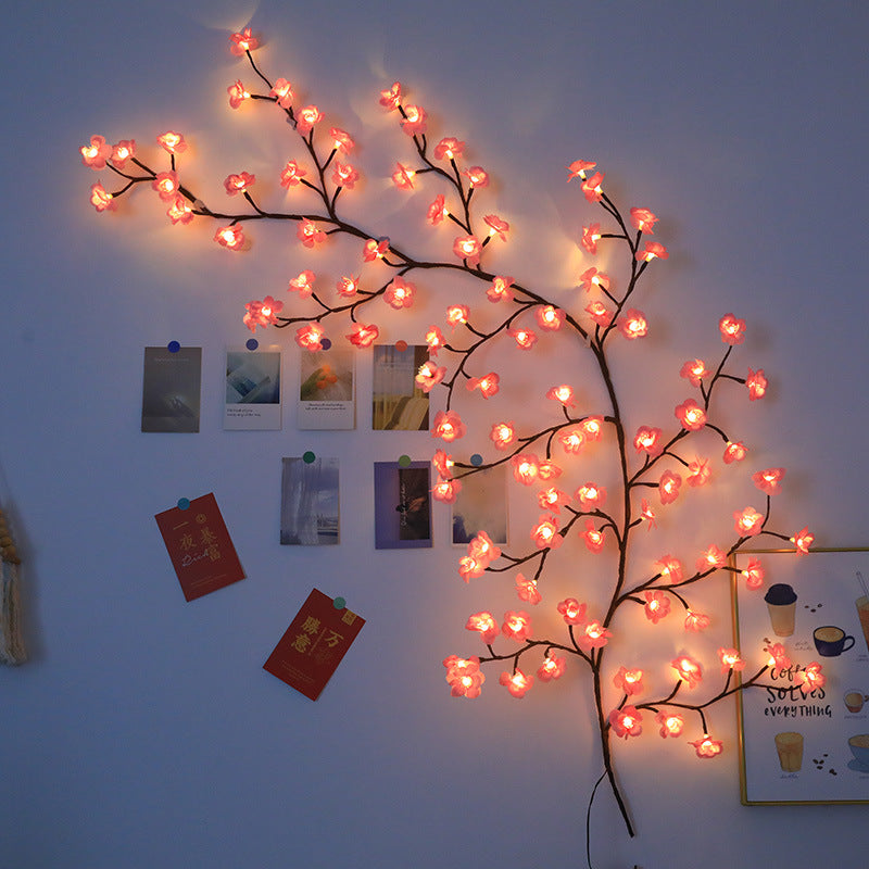 LED Rattan Cherry Blossom Tree Branch Light