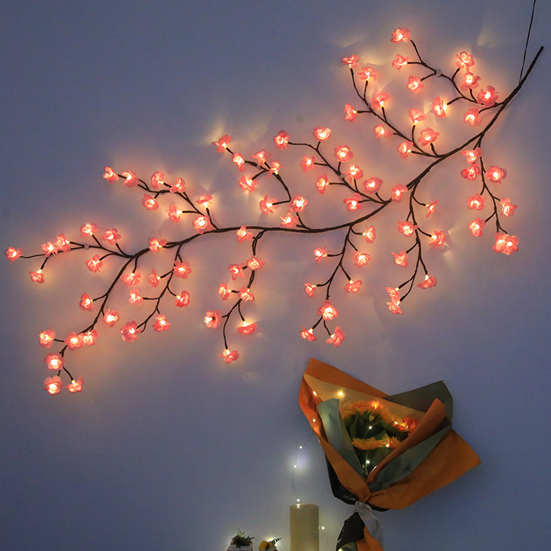 LED Rattan Cherry Blossom Tree Branch Light