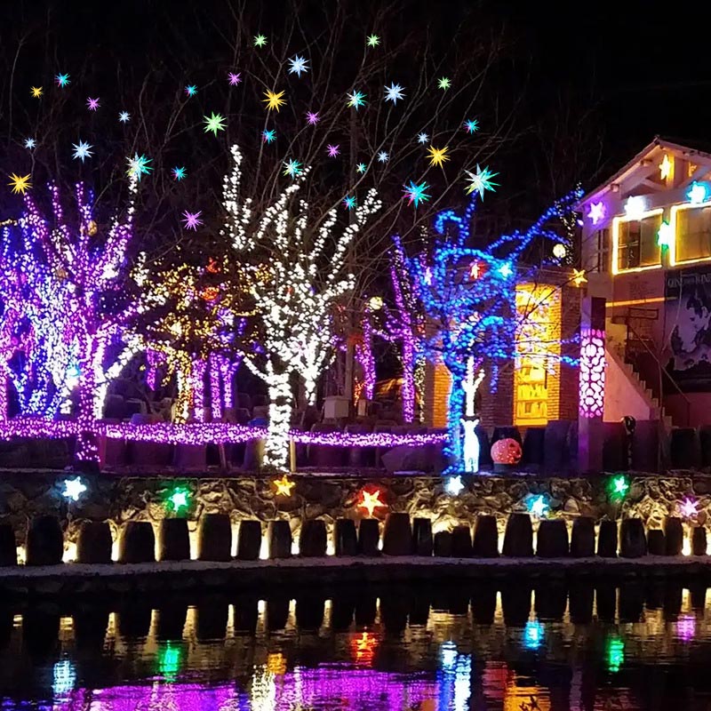 Intelligentes, buntes LED-Sternenlicht