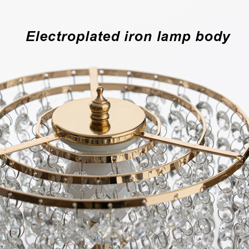 Light Luxury Crystal Table Lamp