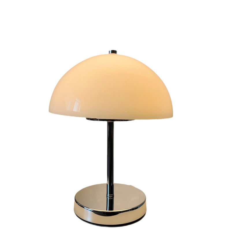Lampe de table de luxe légère avec abat-jour en verre