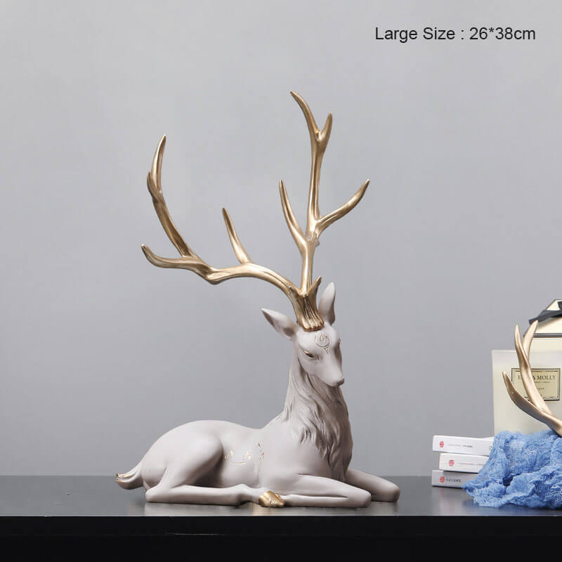 Décoration d'intérieur de luxe en forme d'élan