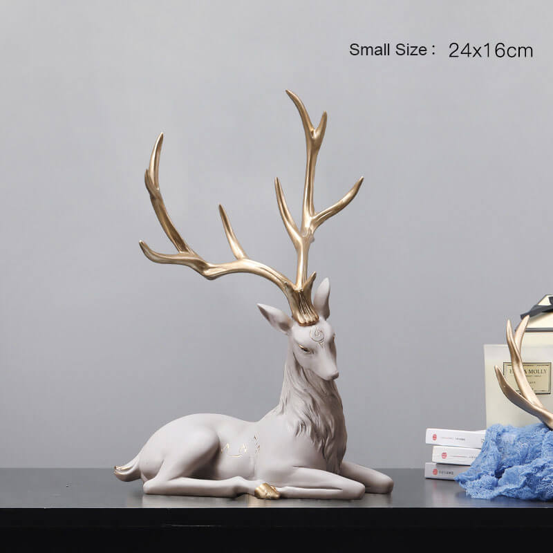 Décoration d'intérieur de luxe en forme d'élan