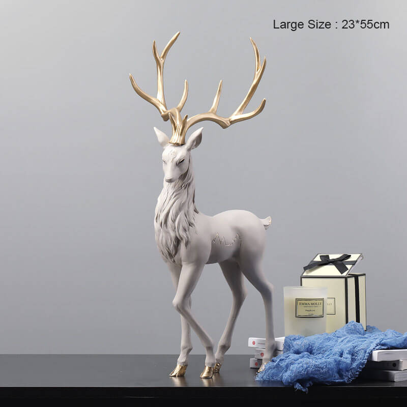 Décoration d'intérieur de luxe en forme d'élan