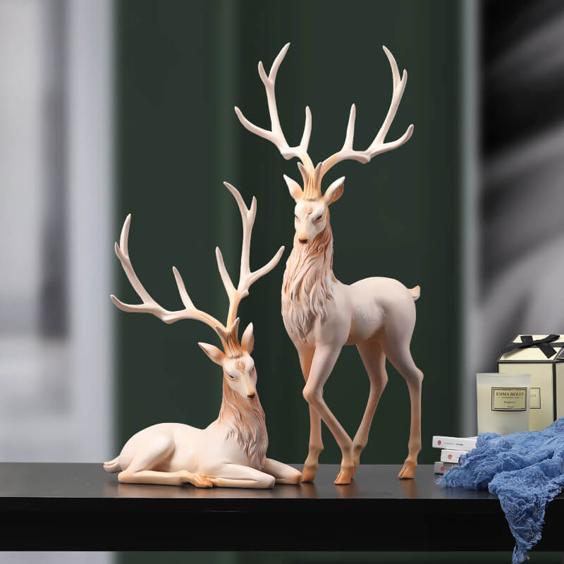 Décoration d'intérieur de luxe en forme d'élan