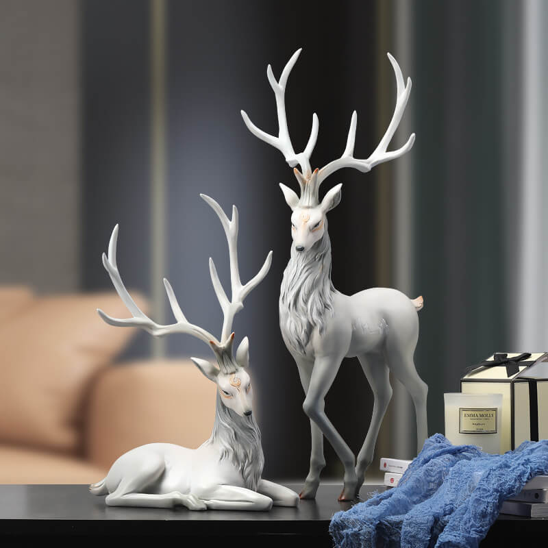Décoration d'intérieur de luxe en forme d'élan
