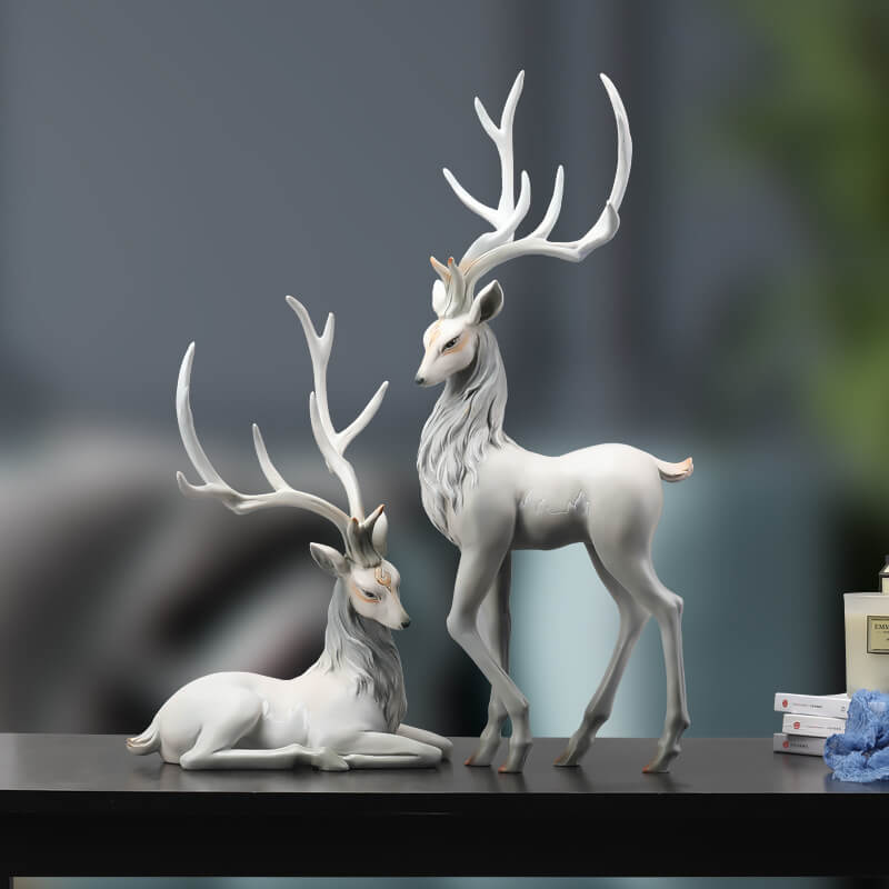 Décoration d'intérieur de luxe en forme d'élan