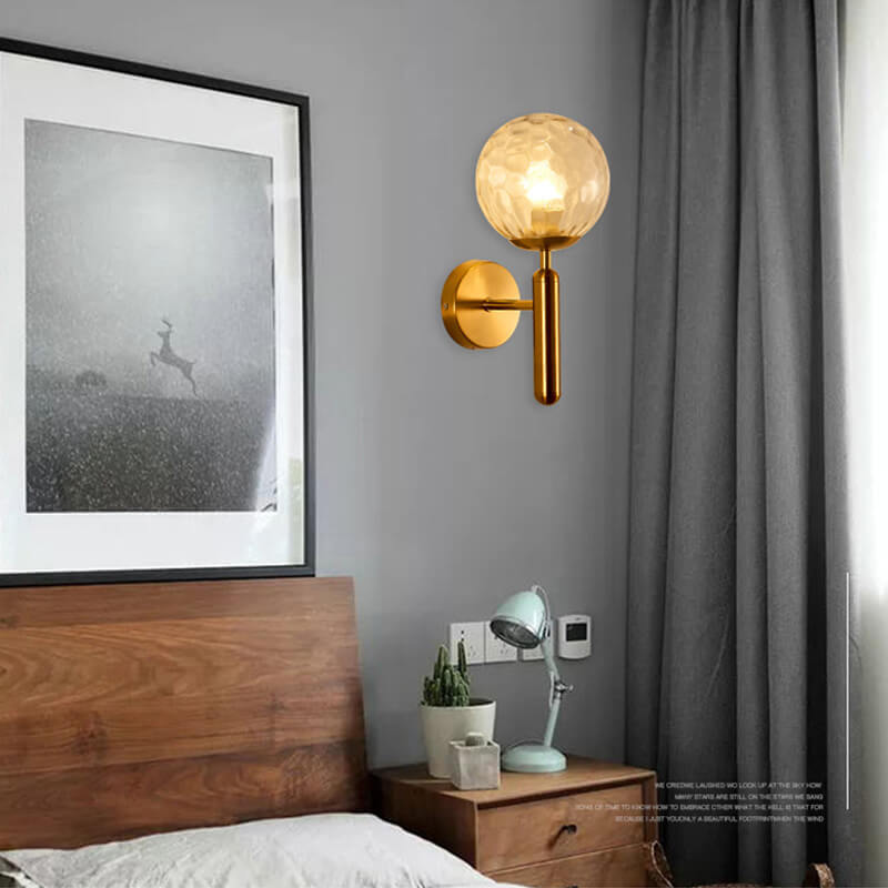 Light Luxury Glass Wall Lamp