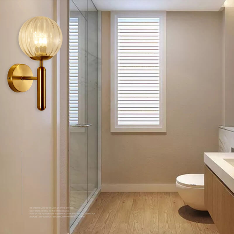 Light Luxury Glass Wall Lamp