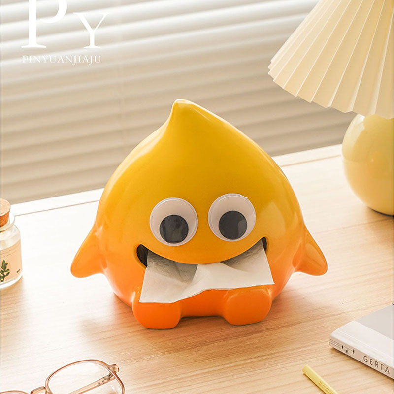 Little Flame Ceramic Tissue Box