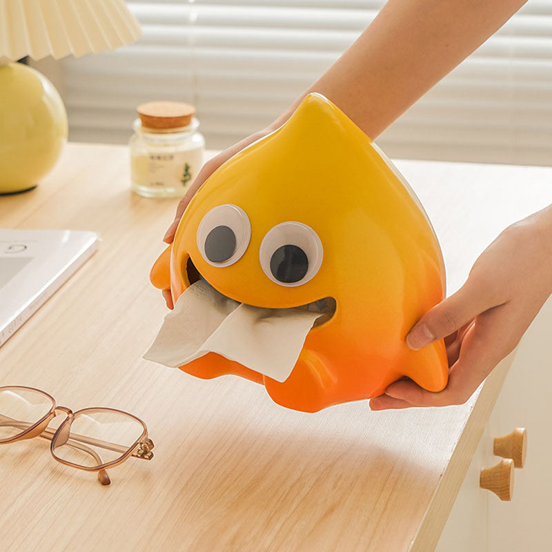 Little Flame Ceramic Tissue Box