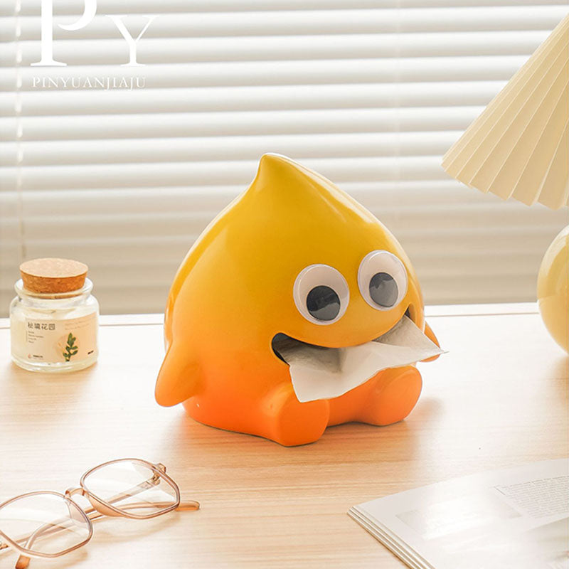 Little Flame Ceramic Tissue Box