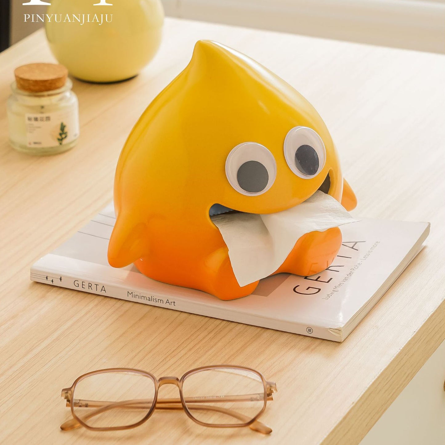 Little Flame Ceramic Tissue Box