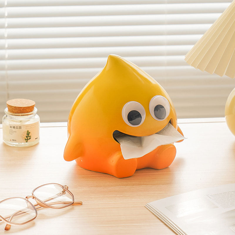 Little Flame Ceramic Tissue Box