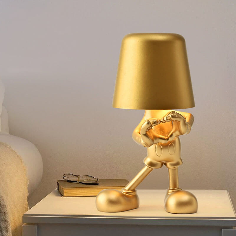 Lampe de bureau à chargement tactile Little Golden Man