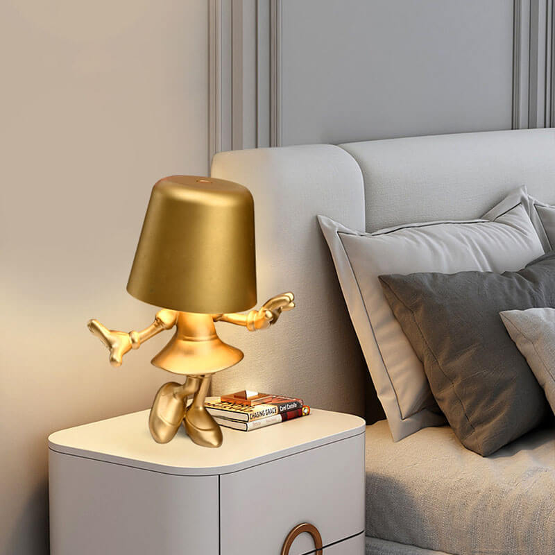 Lampe de bureau à chargement tactile Little Golden Man