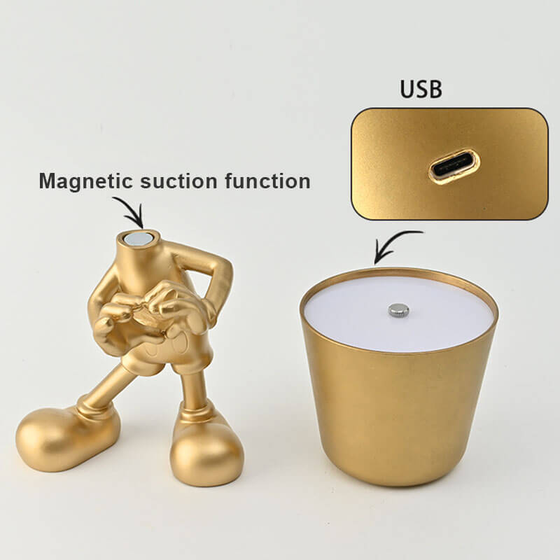 Lampe de bureau à chargement tactile Little Golden Man