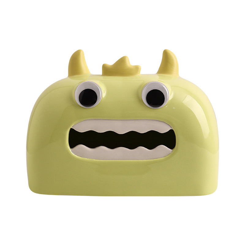 Little Monster Ceramic Tissue Box