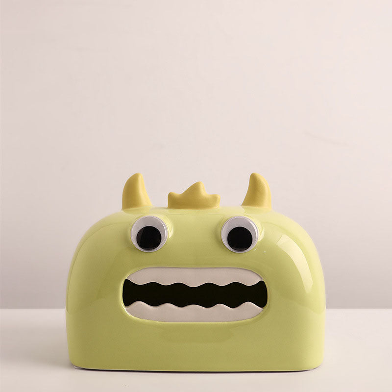 Little Monster Ceramic Tissue Box