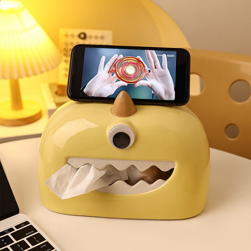 Little Monster Ceramic Tissue Box