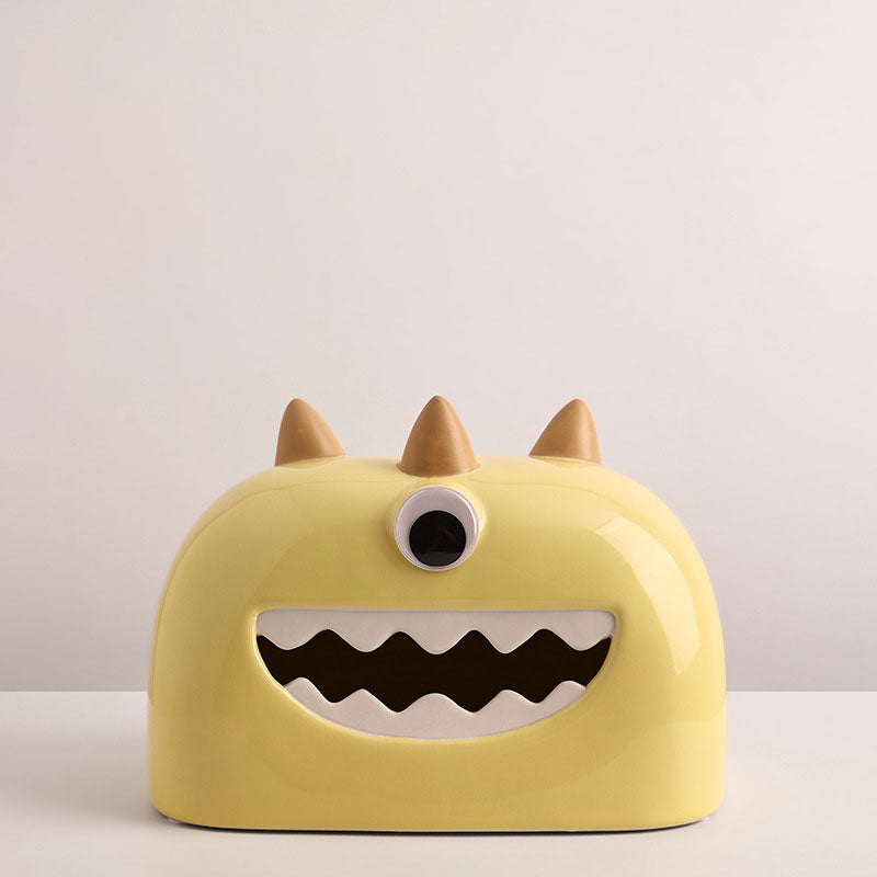 Little Monster Ceramic Tissue Box