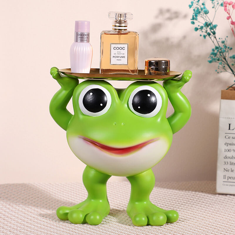 Kleines Frosch-Tablett-Ornament
