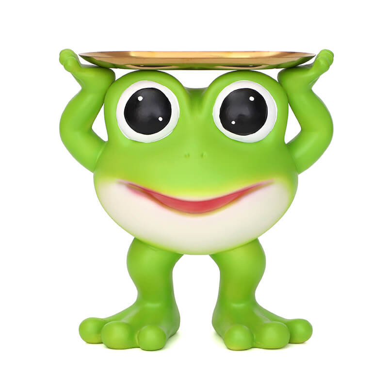 Kleines Frosch-Tablett-Ornament