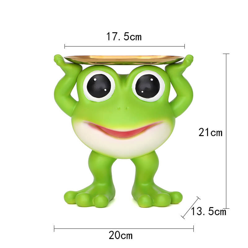 Kleines Frosch-Tablett-Ornament