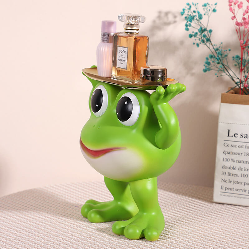 Kleines Frosch-Tablett-Ornament