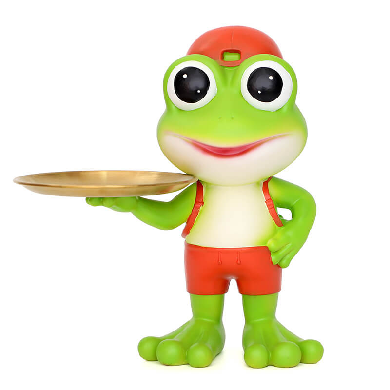 Kleines Frosch-Tablett-Ornament
