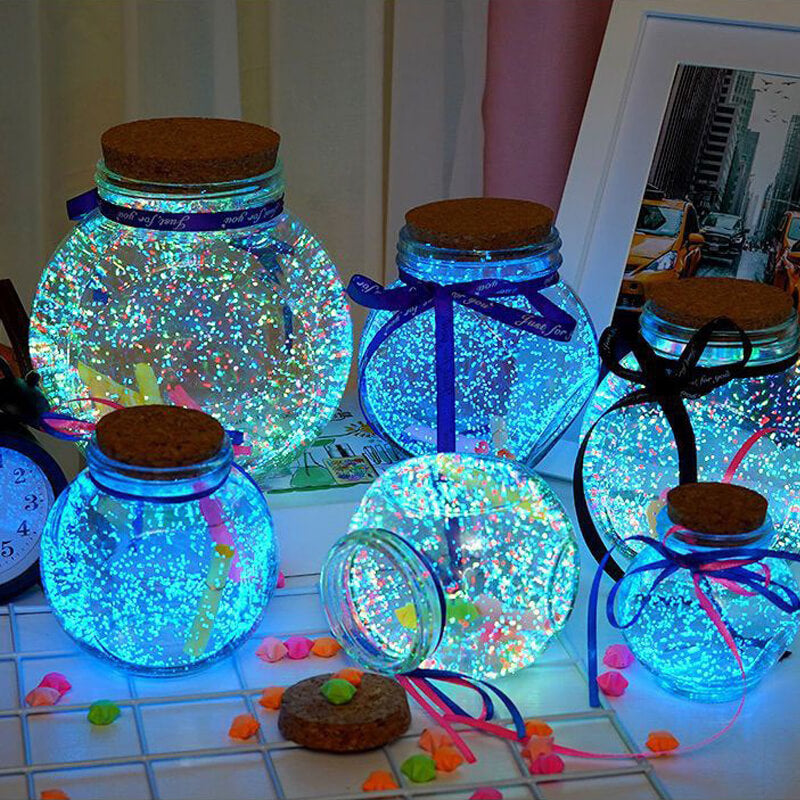 Bouteille à souhaits lumineuse