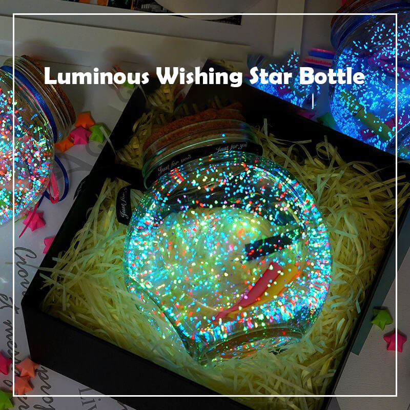 Bouteille à souhaits lumineuse