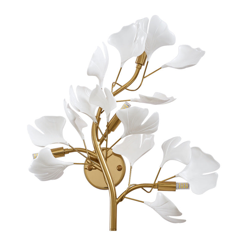 Luxurious Ginkgo Leaf Wall Lamp