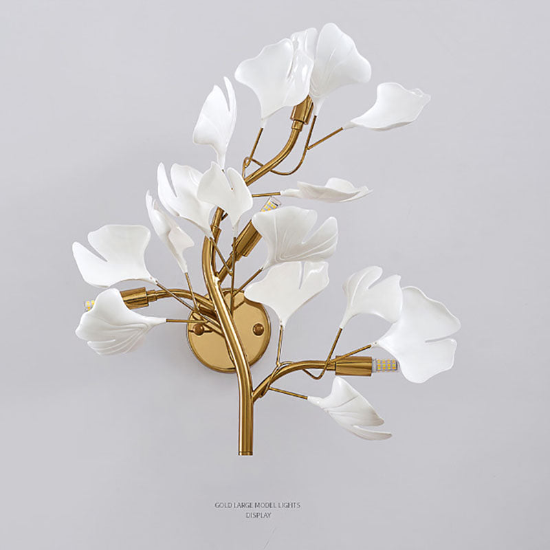 Luxurious Ginkgo Leaf Wall Lamp