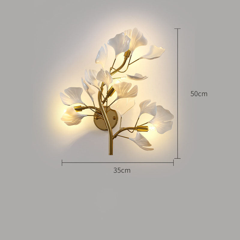 Luxurious Ginkgo Leaf Wall Lamp