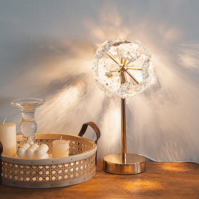 Luxury Dandelion Crystal Table Lamp